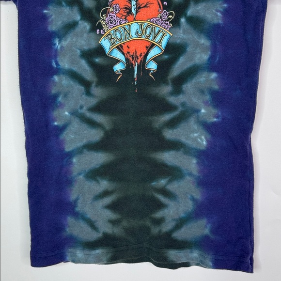 Liquid Blue Bon Jobi Tie Dye Tshirt Juniors Medium Y2K - Picture 3 of 9